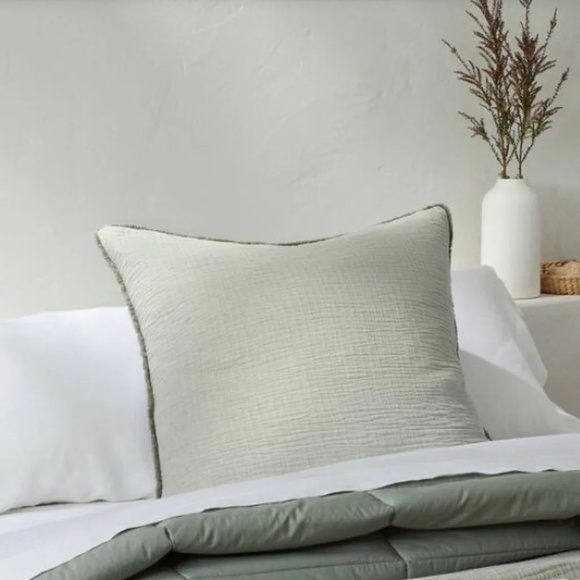 Casaluna Bedding Casaluna Texture Chambray Pillow Shams Poshmark